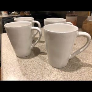 Set of 6 Crate & Barrel Marin mugs